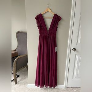 NWT Lulus floor length maxi dress size XS